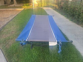 Folding Camping Cot with Metal Frame