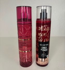Bath & Body Works Pink Obsessed & Emily in Paris Fragrance Mist