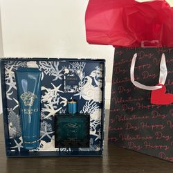 Versace Eros Men’s Cologne Set 
