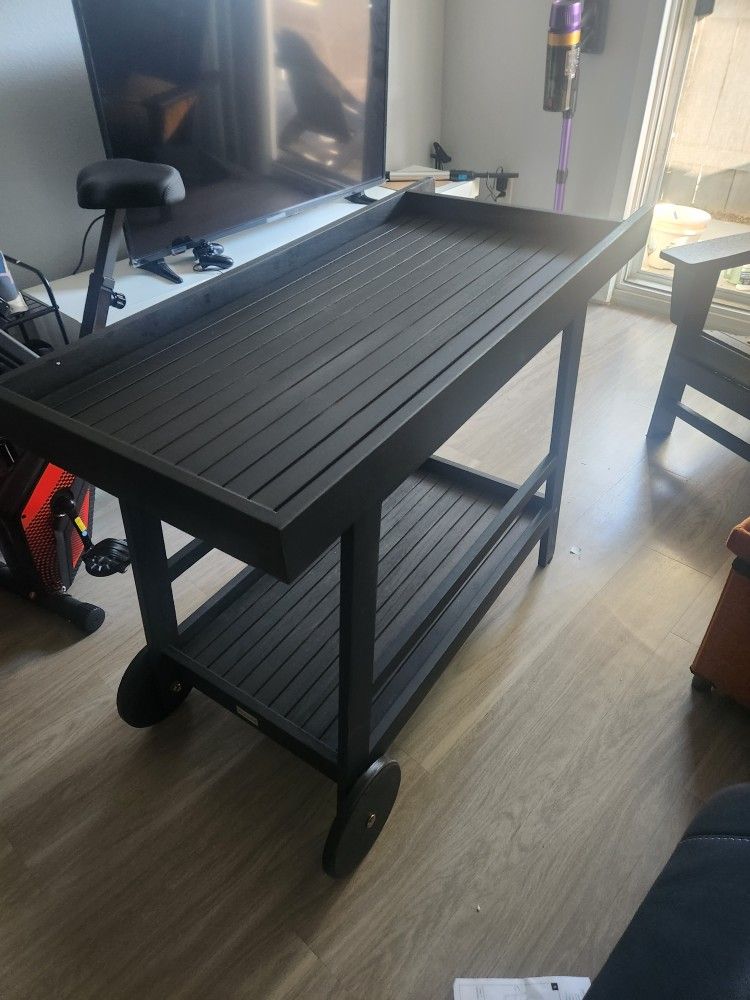 NEW Safavieh Outdoor Serving Cart