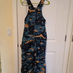 Boys Snow Bib Size L 14/16 Columbia 