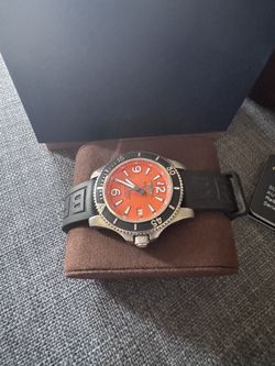 Breitling Superocean 42 Automatic Chronometer Orange Dial Men s Watch A17366D7101S1 Automatic Movement for Sale in Des Plaines IL OfferUp