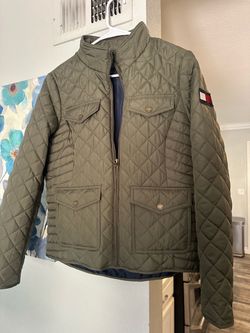 Tommy Hilfiger Quilted Jacket Olive Green