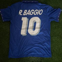 Baggio Italy Retro Jersey 