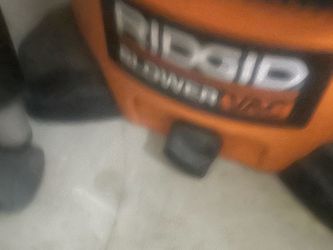 Ridgid. Power wet and dry vac. 2in 1  blower
