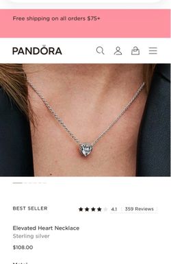 Pandora heart necklace