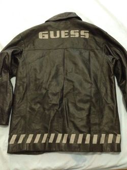 Guess leather jacket