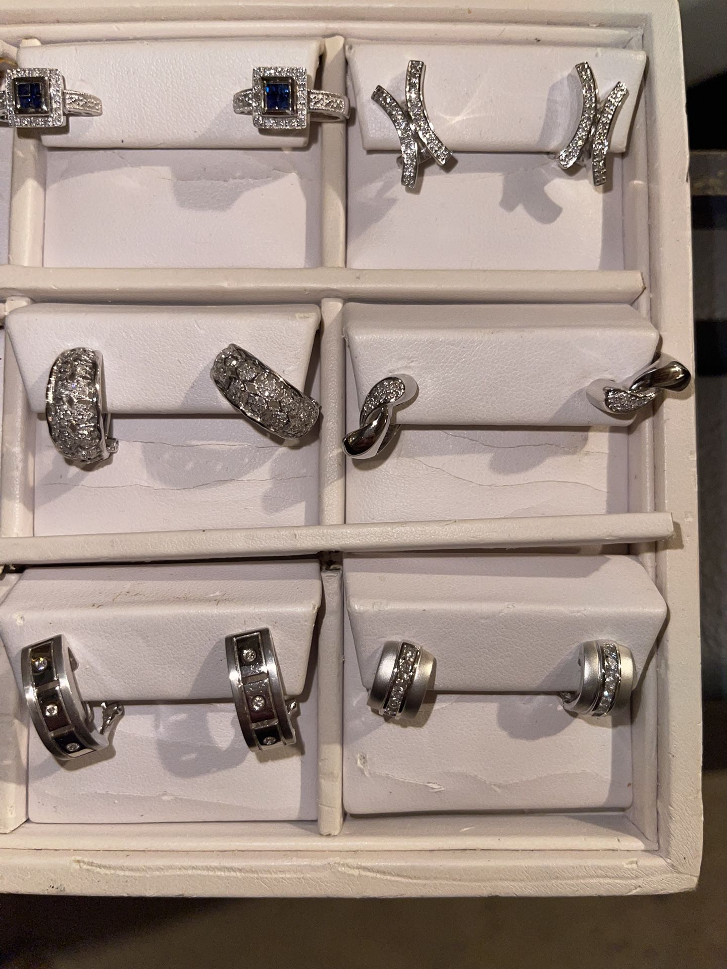 New Diamond Earrings 14kt Gold