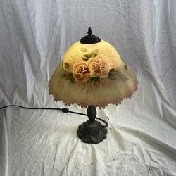 Vintage Floral Table Lamp 