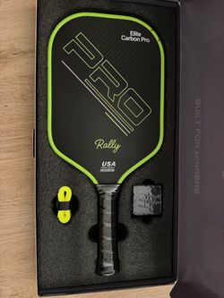 NEW Rally Elite Carbon Pro Pickleball Paddle