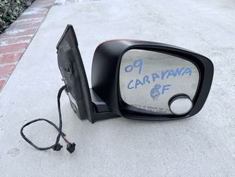 2009 Dodge Caravan Passenger Side Mirror Assembly – Heated – Burgundy