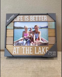 We People Lake People 5x7 Photo Frame
