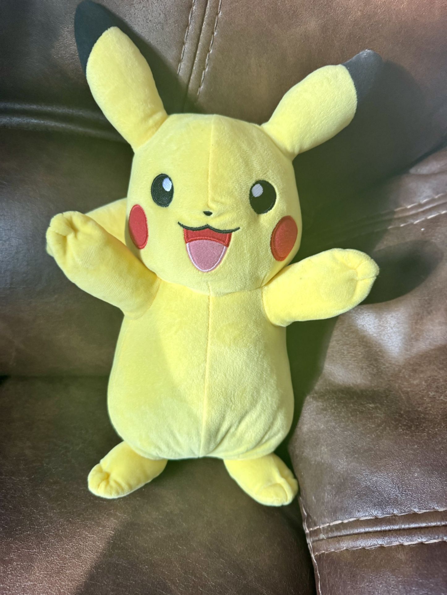 12” Pokémon Pikachu plush - lights up & talks