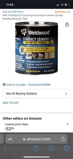 Contact Cement