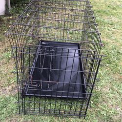 Lg Black Wire Kennel