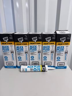 Contractor Pack 20 Count of DAP Alex Plus White Caulk