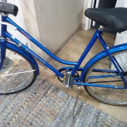 Lady's Schwinn 3 Speed Bike Vintage Type Blue