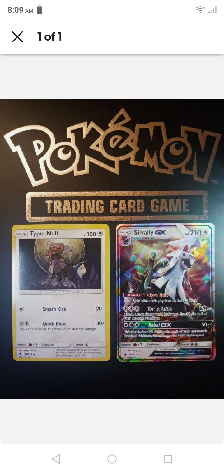 Silvally GX ( comes with Free Pokemon cards)