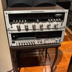 Marantz Stereo receiver And Cassette Deck 