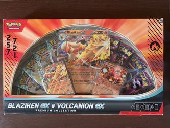 Blaziken EX & Volcanion EX Premium Collection