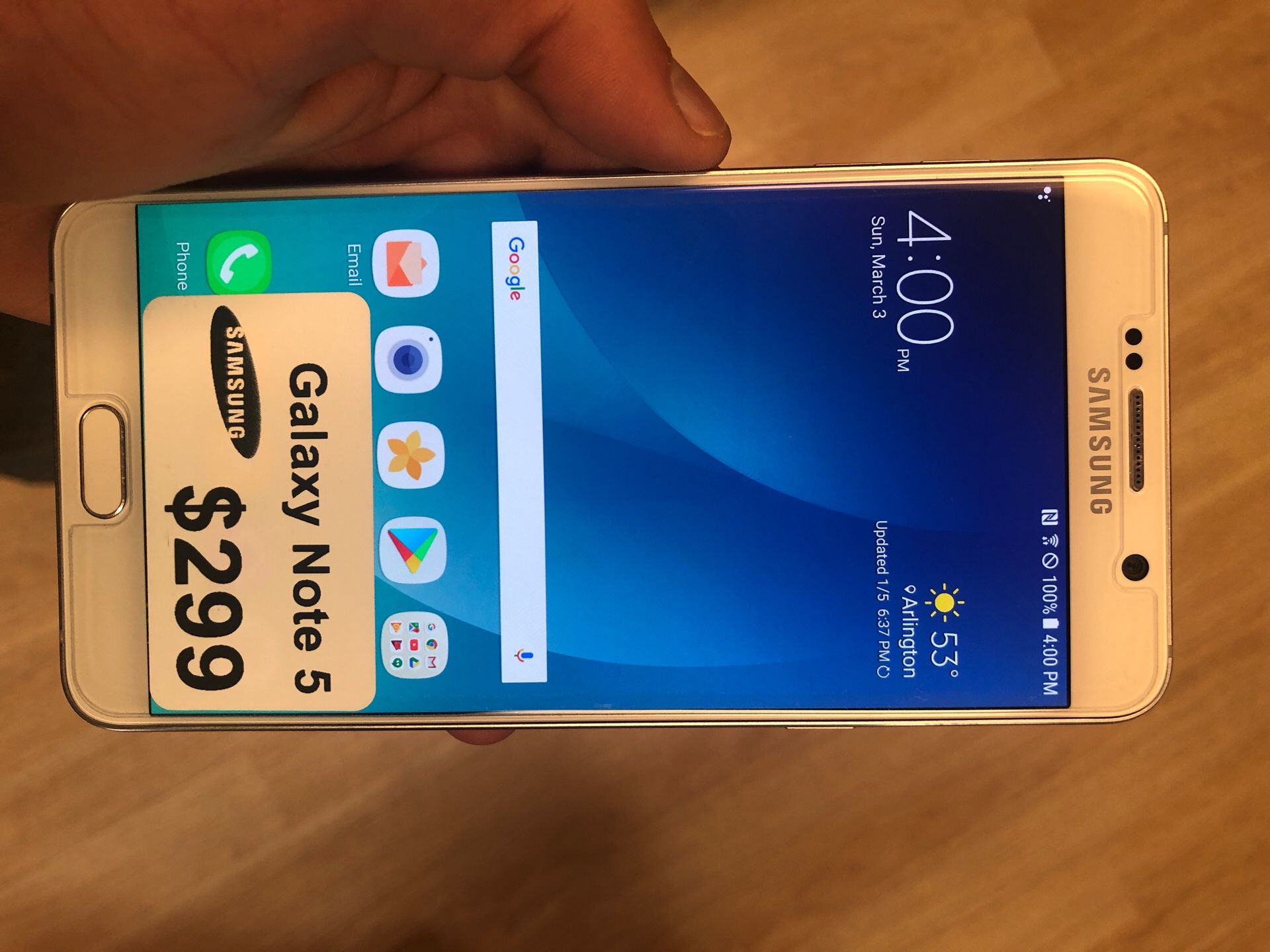 Samsung Note 5 Unlocked 32GB $299$