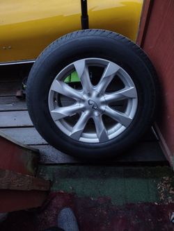 Stock Oem 18 Inch Rims And Tires From A 2006 Infiniti Fx35