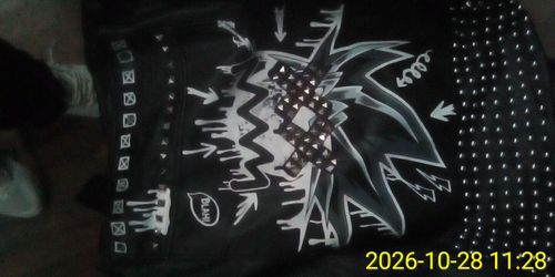 Smoke rise leather jacket large