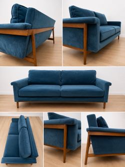 West Elm Leon Wood Frame Sofa