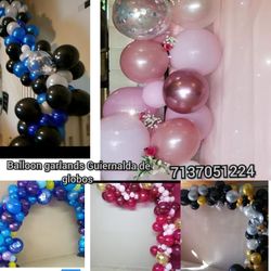 Guiernalda de globos balloon decorations