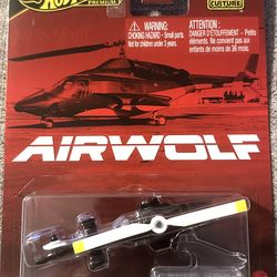 Mattel Hot Wheels Pop Culture Airwolf Helicopter