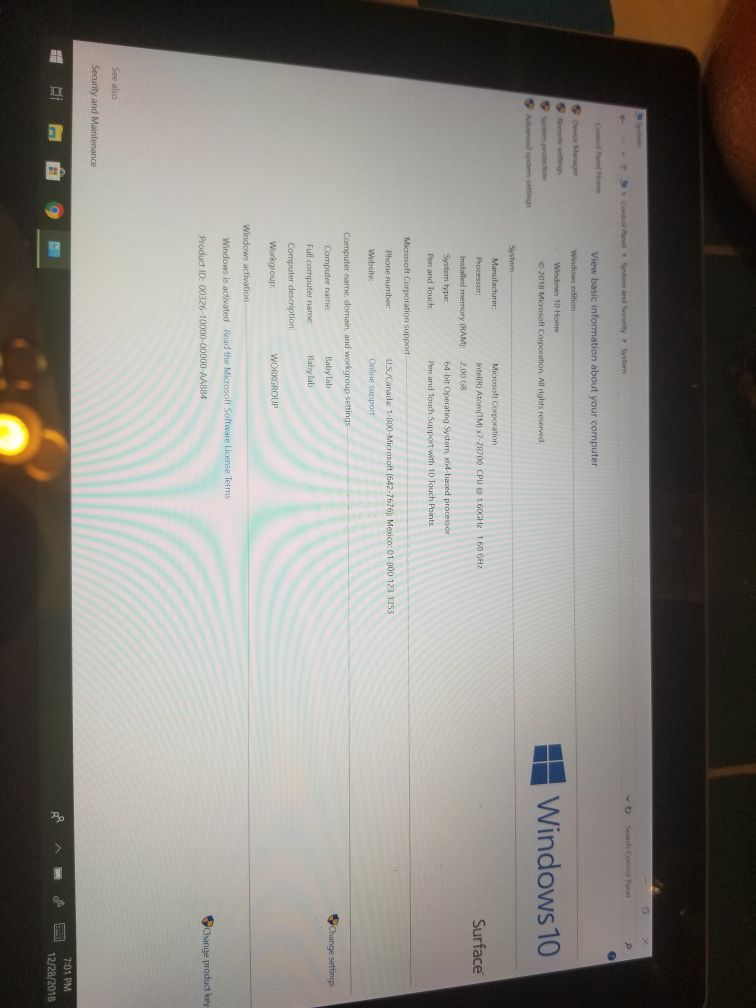 Microsoft surface 3 Wifi only