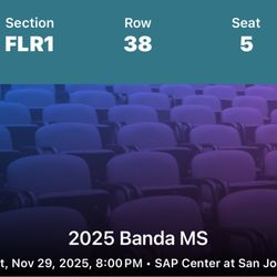 BANDA MS Tikets 