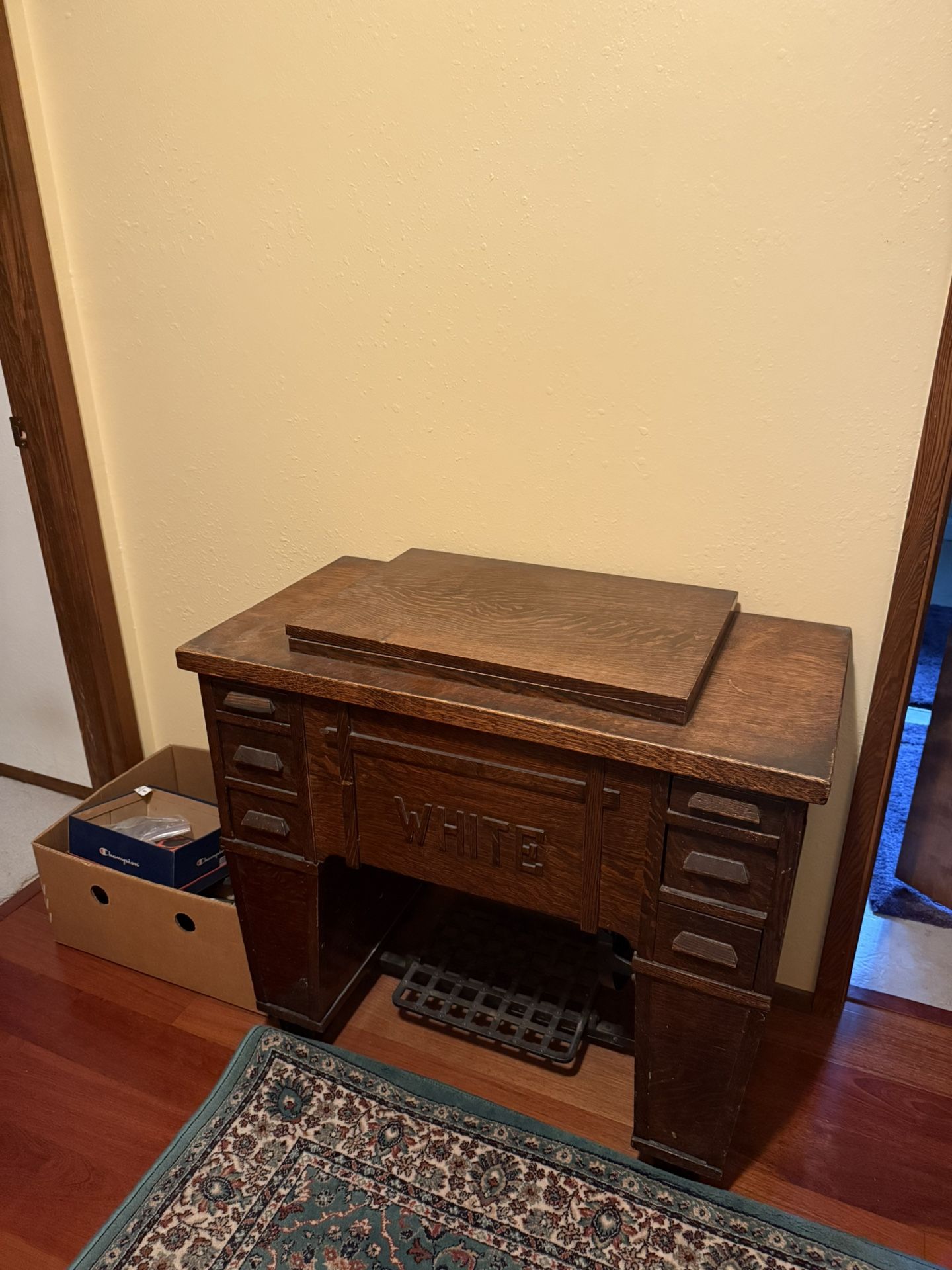 Antique Rotary Sewing Table