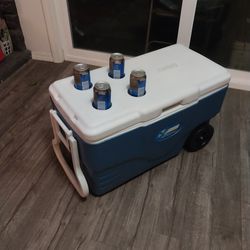 Large Coleman Cooler With Wheels And Handle
