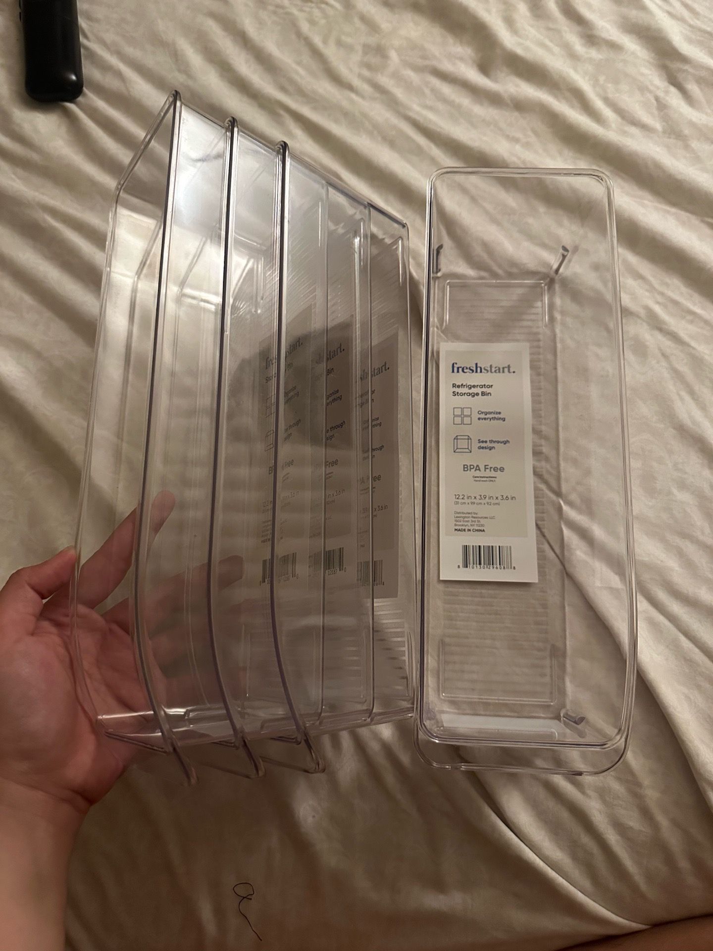 Storage Bin (12.2in x 3.9in x 3.6in)