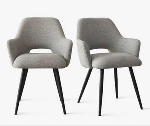 23" Wide Upholstered Dining Arm chairs (Set of 2)