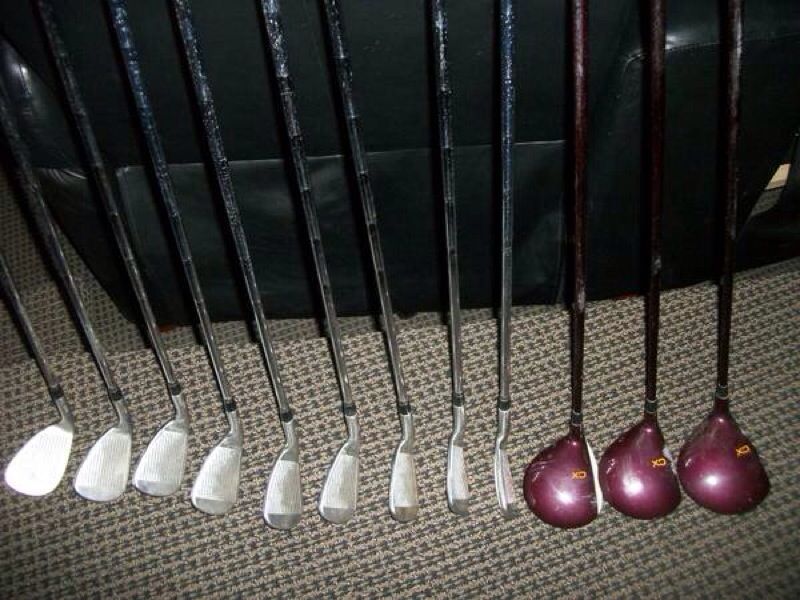 Golf Clubs- RH Comp Set of Mitsushiba Mirage Irons & Ceramic Woods - $50 (Magnolia/Houston)
