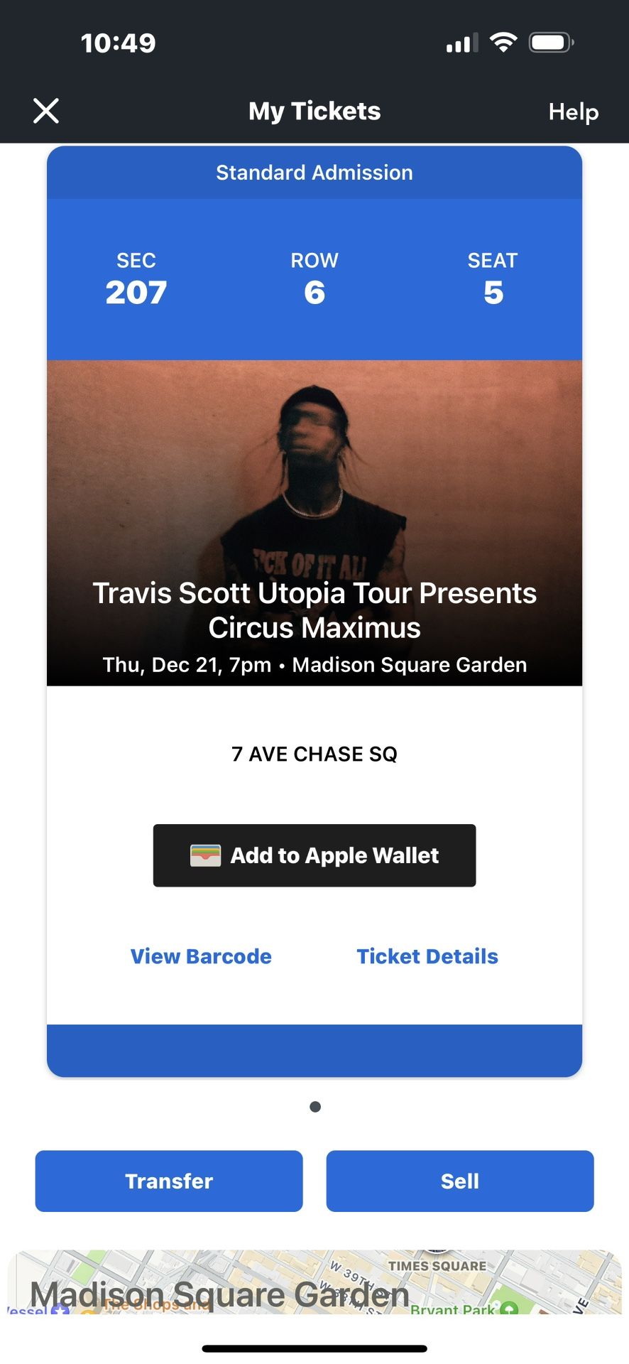 Travis Scott Circus Maximus Tickets