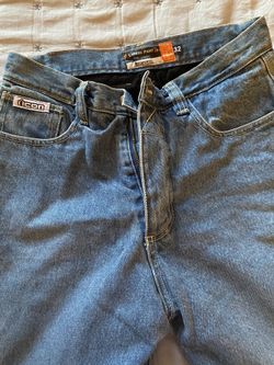 Icon NEW Jean Material Motorcycle pants