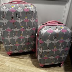 Pottery Barn Hard Suitcase Set