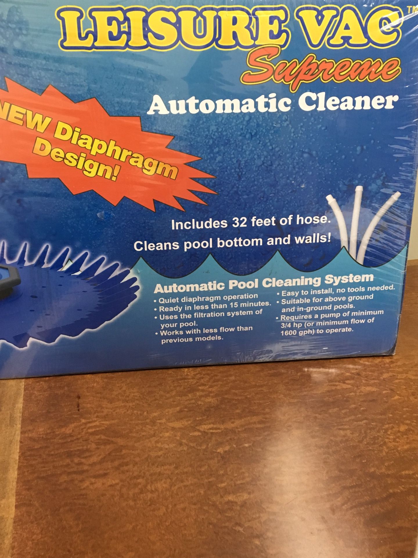 leisure vac supreme automatic cleaner