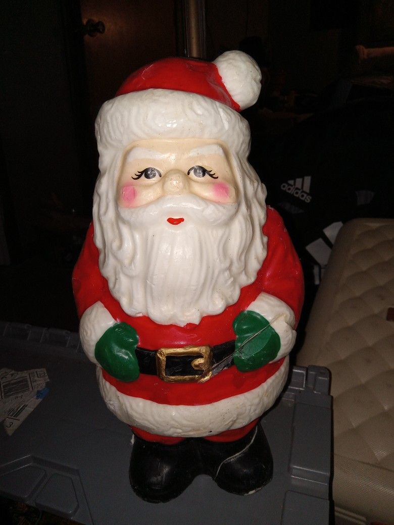 12" Santa Shaped Candle