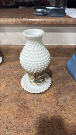 Vintage glass lamp