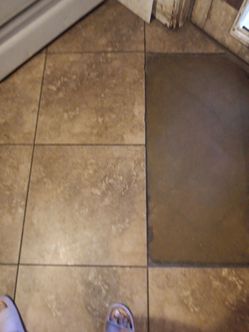 Removal tile flooring
