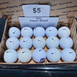15 Nike Vapor Black Golf Balls 33 Cents Each for Sale in Lake Worth FL OfferUp
