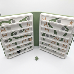 Snakes & Ladders Game – Foldable Family Board Game (Portable Travel Edition)