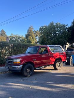 1996 Bronco Ex Fire Department