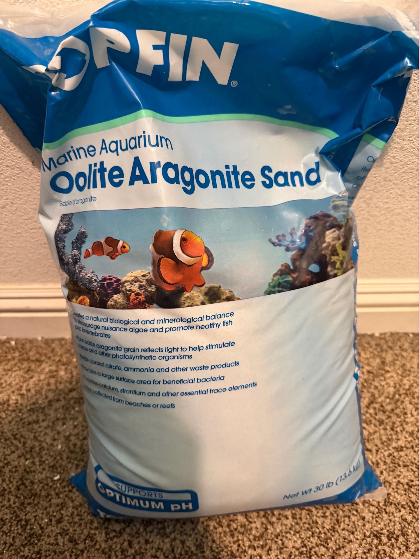 Aquarium sand - 30lbs