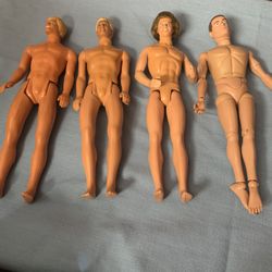 Ken Dolls X 3 And 1 Real Heroes