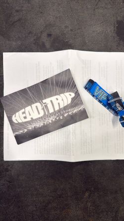 Head Trip VIP Wristband and Event Card